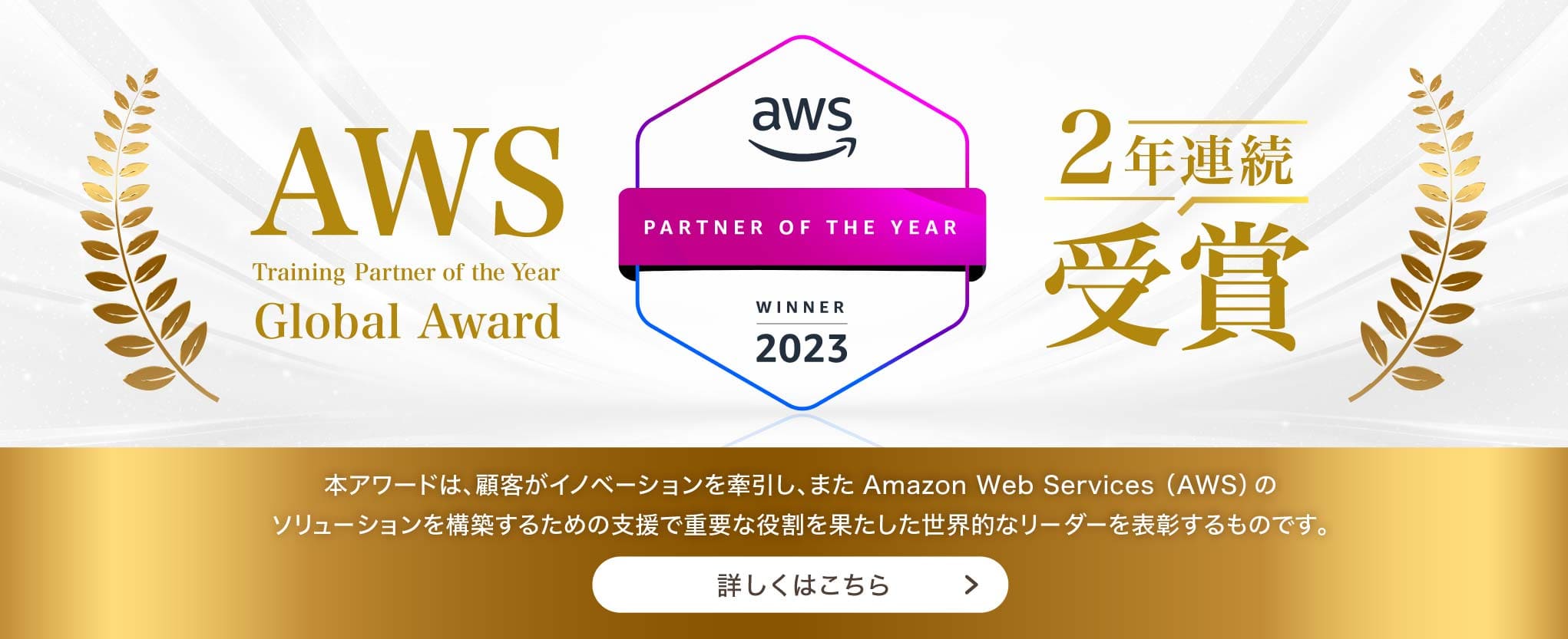 2023 AWS Training Partner Award 受賞